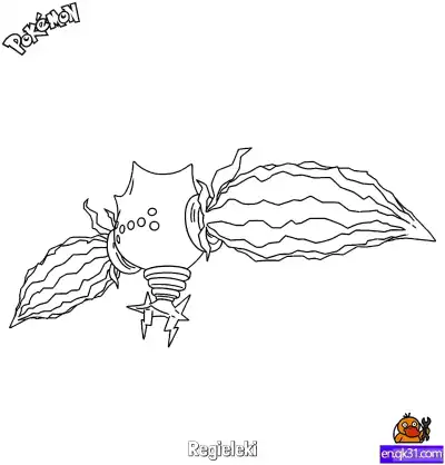 Free printable Regieleki Coloring Page - Free Printable Pokemon Coloring Sheets coloring page