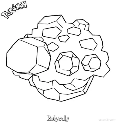 Free printable Rolycoly Coloring Page - Free Printable Pokemon Coloring Sheets coloring page