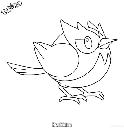 Free printable Rookidee Coloring Page - Free Printable Pokemon Coloring Sheets coloring page