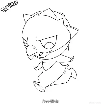 Free printable Scovillain2 Coloring Page - Free Printable Pokemon Coloring Sheets coloring page