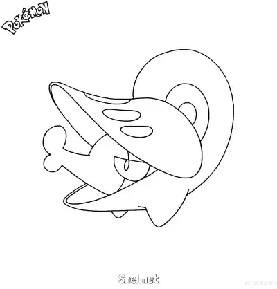 Free printable Shelmet Coloring Page - Free Printable Pokemon Coloring Sheets coloring page