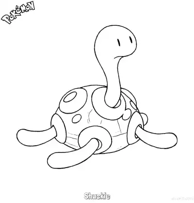 Free printable Shuckle Coloring Page - Free Printable Pokemon Coloring Sheets coloring page