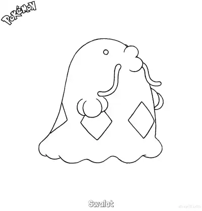 Free printable Swalot Coloring Page - Free Printable Pokemon Coloring Sheets coloring page
