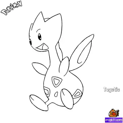 Free printable Togetic Coloring Page - Free Printable Pokemon Coloring Sheets coloring page