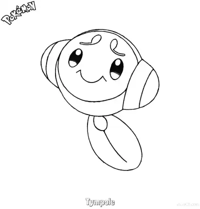 Free printable Tympole Coloring Page - Free Printable Pokemon Coloring Sheets coloring page
