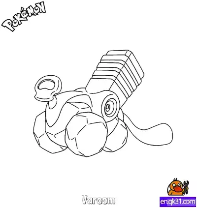 Free printable Varoom Coloring Page - Free Printable Pokemon Coloring Sheets coloring page
