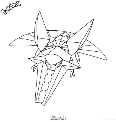 Free printable Vikavolt Coloring Page - Free Printable Pokemon Coloring Sheets coloring page