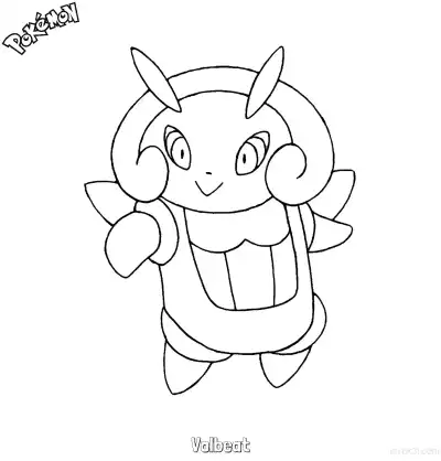 Free printable Volbeat Coloring Page - Free Printable Pokemon Coloring Sheets coloring page
