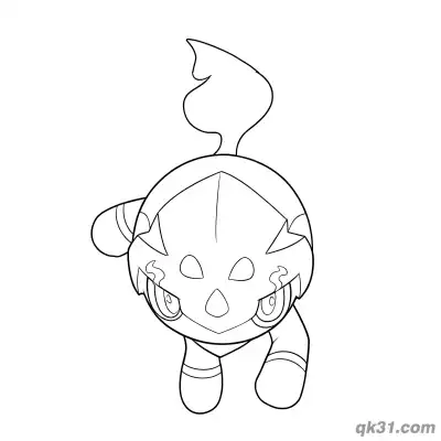 Free printable Charcadet Sprinting Coloring Page coloring page