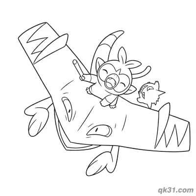 Free printable Dragapult Playful Crawling with Friends Pokemon Coloring Page coloring page