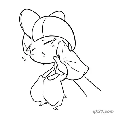 Free printable Crying Upset Ralts Coloring Page coloring page