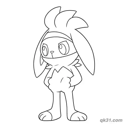 Free printable Raboot Basic Coloring Page coloring page