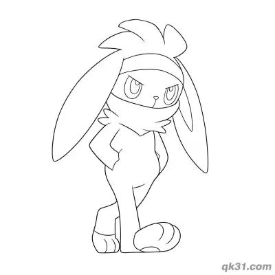 Free printable Raboot Hands on Hips Coloring Page coloring page