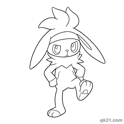 Free printable Raboot Leg Raise Stance Coloring Page coloring page
