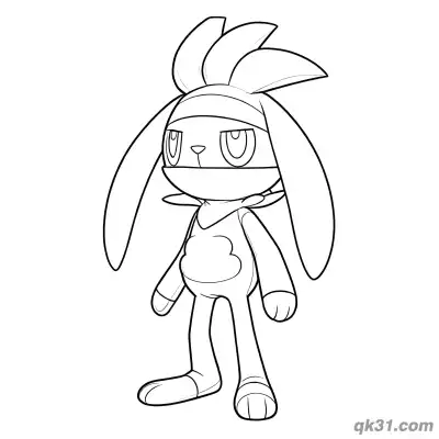 Free printable Raboot Looking Straight Coloring Page coloring page