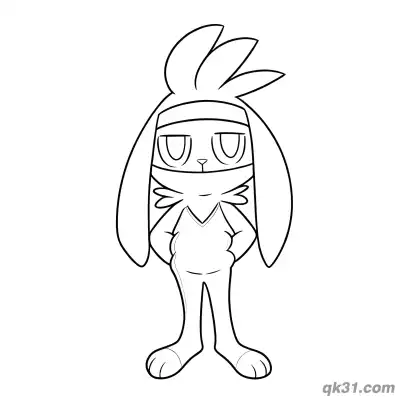 Free printable Raboot Proud Stance Coloring Page coloring page