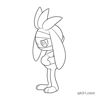 Free printable Raboot Side View Coloring Page coloring page
