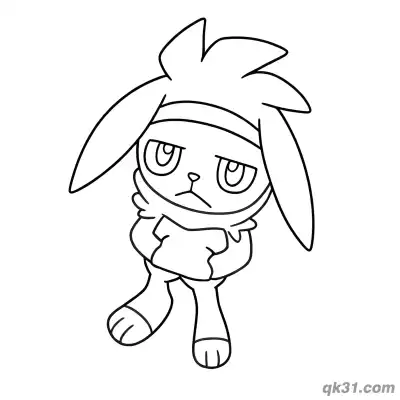 Free printable Raboot Standing Coloring Page coloring page