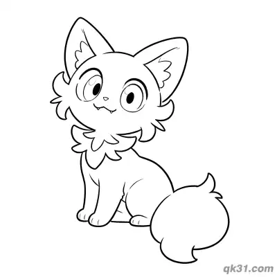 Free printable Sprigatito Sitting Cute Coloring Page coloring page