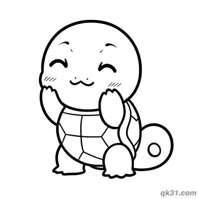 Free printable Free Printable Pokemon Squirtle Coloring Page coloring page