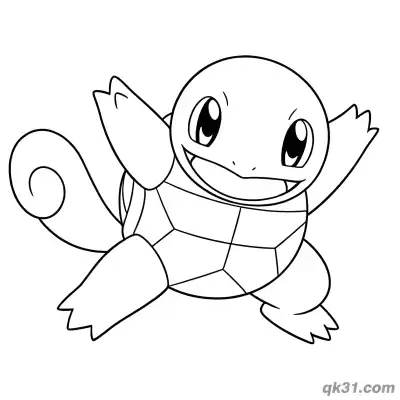 Free printable Squirtle Coloring Page Free Printable coloring page