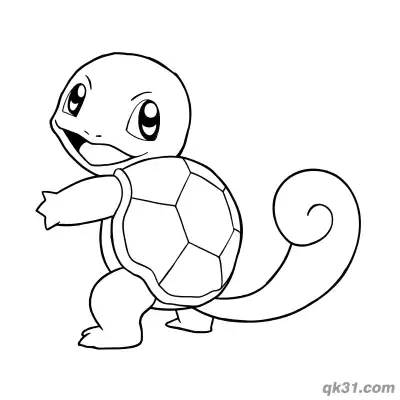 Free printable Squirtle Coloring Pages Printable coloring page