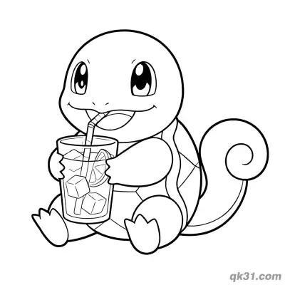 Free printable Squirtle Coloring Pages coloring page