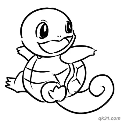 Free printable Squirtle Pokemon Coloring Pages coloring page