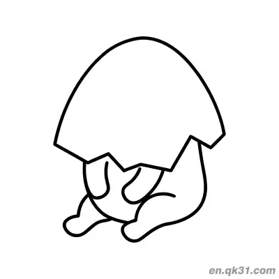 Free printable Gudetama Wearing Eggshell Hat Curled Up Coloring Page coloring page