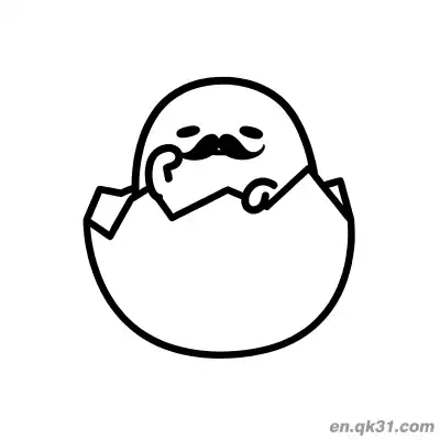 Free printable Gudetama with Mustache in Eggshell as Gentleman Coloring Page coloring page