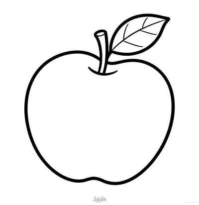 Free printable Apple  Coloring Page - Free Printable fall PDFS Coloring Sheets coloring page