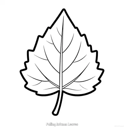 Free printable Falling Autumn Leaves 3 Coloring Page - Free Printable fall PDFS Coloring Sheets coloring page