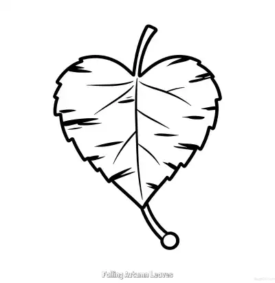 Free printable Falling Autumn Leaves 4 Coloring Page - Free Printable fall PDFS Coloring Sheets coloring page