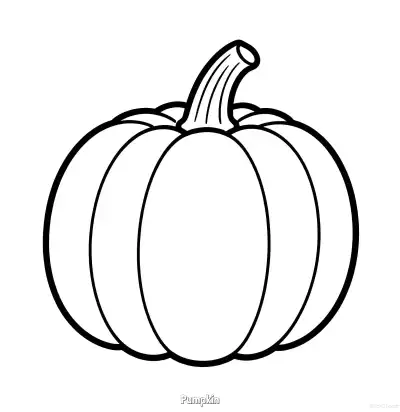 Free printable Pumpkin 2 Coloring Page - Free Printable fall PDFS Coloring Sheets coloring page