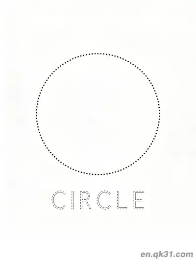 Free printable Solid Circle Shape Coloring Page coloring page
