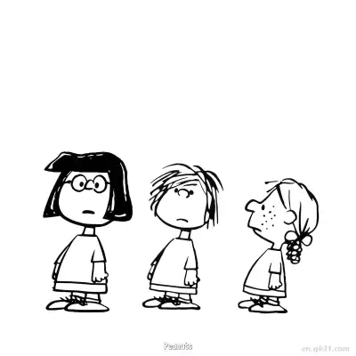 Free printable Peanuts Girls Trio Coloring Page coloring page