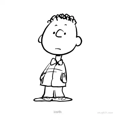 Free printable Snoopy Bowtie Boy Coloring Page coloring page