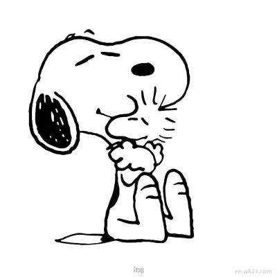 Free printable Snoopy Hugging Woodstock with Love Coloring Page coloring page