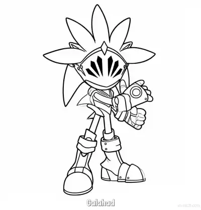 Free printable Galahad Coloring Page - Free Printable Sonic the Hedgehog Coloring Sheets coloring page