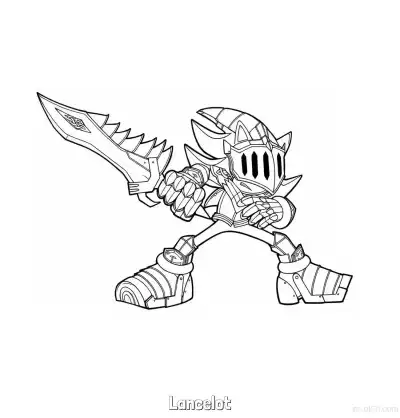 Free printable Lancelot Coloring Page - Free Printable Sonic the Hedgehog Coloring Sheets coloring page
