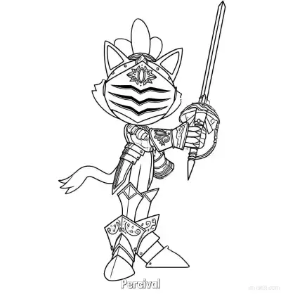 Free printable Percival Coloring Page - Free Printable Sonic the Hedgehog Coloring Sheets coloring page
