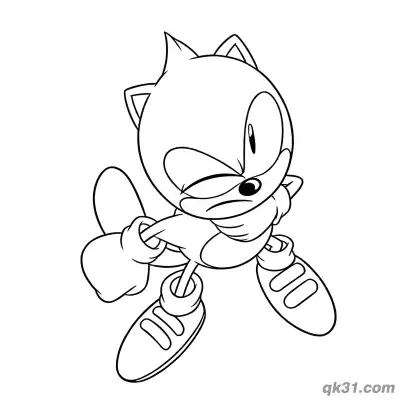 Free printable Ray the Flying Squirrel Cool Winking Pose Coloring Page coloring page