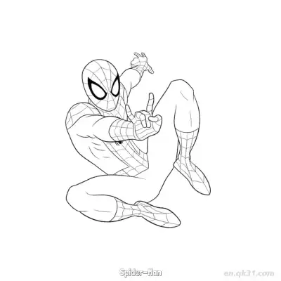 Free printable Spider-Man 1 Coloring Page - Free PDF Printable Marvel Coloring Sheets coloring page