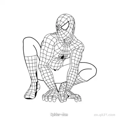 Free printable Spider-Man 11 Coloring Page - Free PDF Printable Marvel Coloring Sheets coloring page