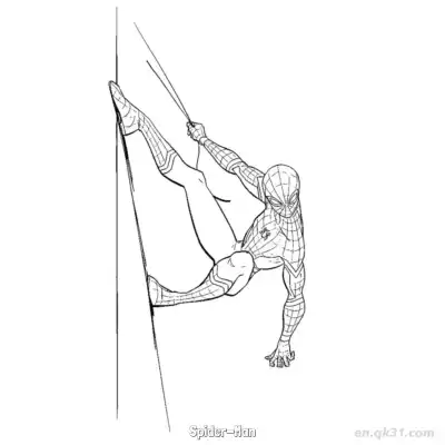 Free printable Spider-Man 13 Coloring Page - Free PDF Printable Marvel Coloring Sheets coloring page
