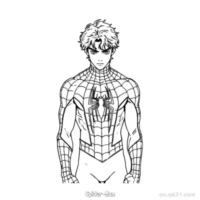 Free printable Spider-Man 14 Coloring Page - Free PDF Printable Marvel Coloring Sheets coloring page