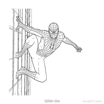 Free printable Spider-Man 15 Coloring Page - Free PDF Printable Marvel Coloring Sheets coloring page