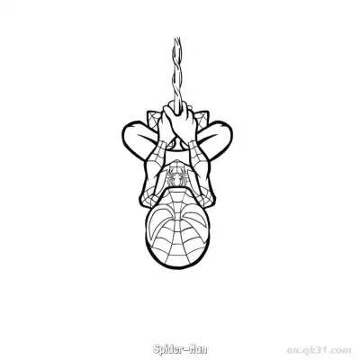 Free printable Spider-Man 16 Coloring Page - Free PDF Printable Marvel Coloring Sheets coloring page