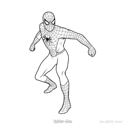 Free printable Spider-Man 17 Coloring Page - Free PDF Printable Marvel Coloring Sheets coloring page