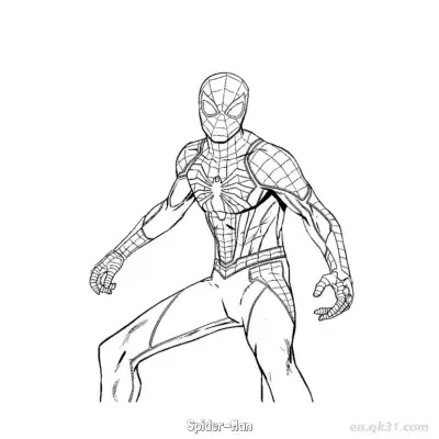 Free printable Spider-Man 18 Coloring Page - Free PDF Printable Marvel Coloring Sheets coloring page